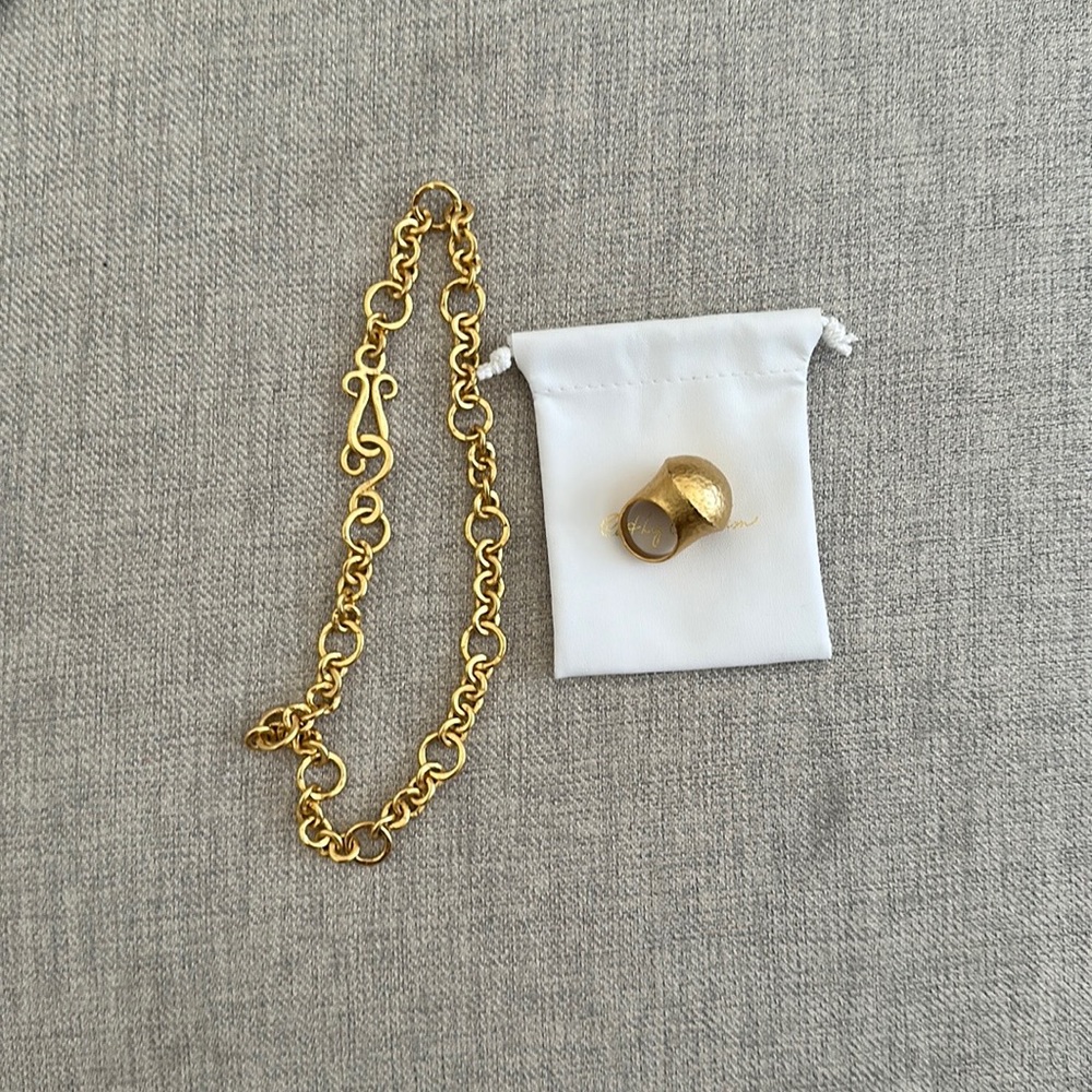 Julie Voss necklace and ring